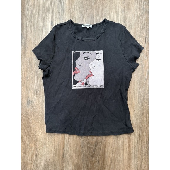 Reformation Baby Tee- "Darling I love you, but I love me more" - Picture 1 of 8